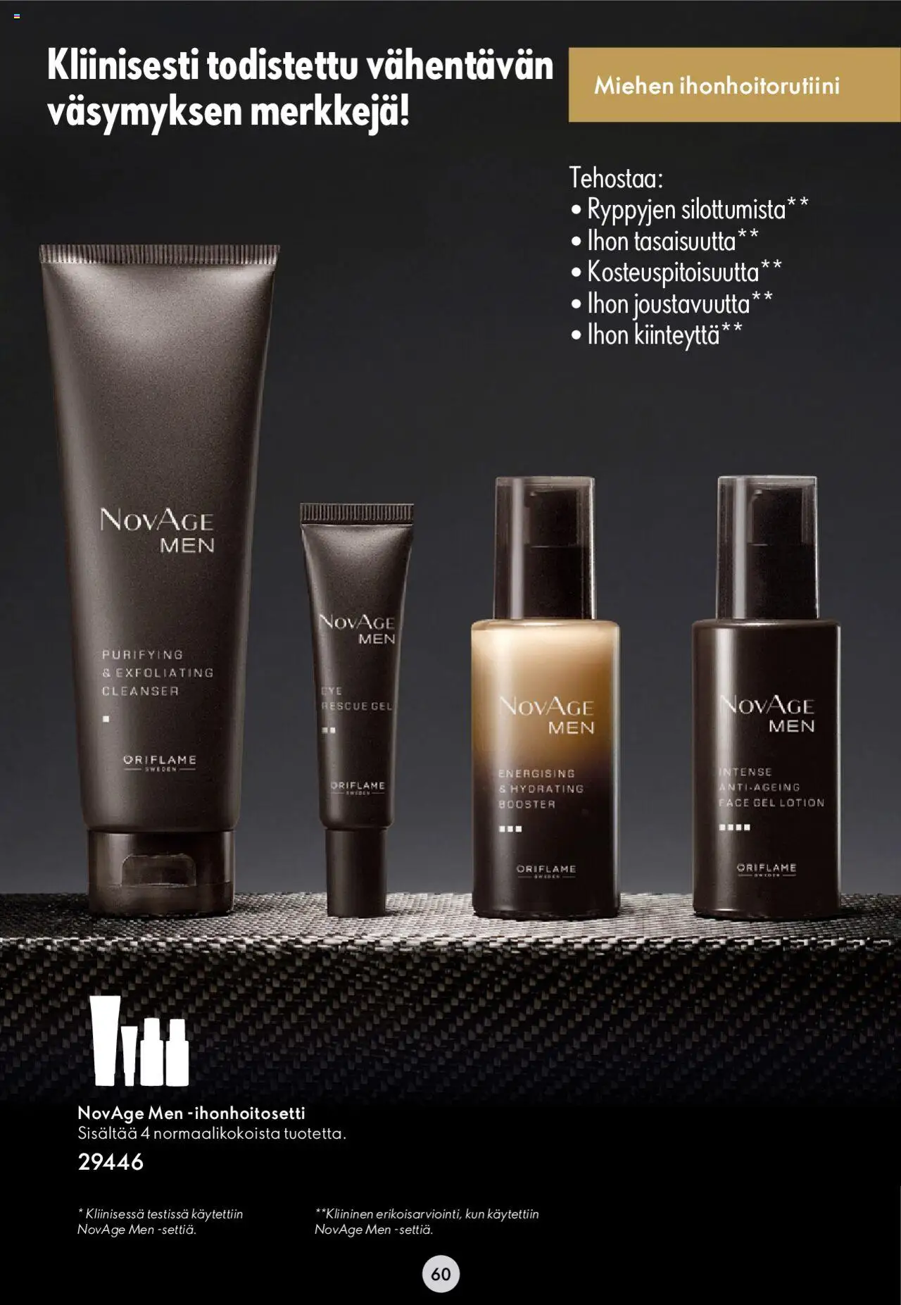 Oriflame Novage+ – voimassa 25.01.2024 alkaen | Sivu: 60