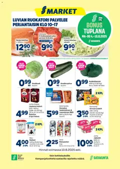 Katso S-market Luvia voimassa alkaen 04.08.2025
