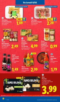 Anteprima del volantino Germogli di bambù o di fagioli Mungo, 180 g (sgocc.) confezione valido a partire dal 09.02.2026 | Pagina: 16