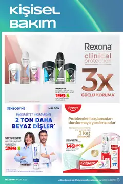 31.10.2025 tarihinden itibaren geçerli olan Watsons kataloğu önizlemesi | Sayfa: 39 | Ürünler: Antiperspirant, Saat