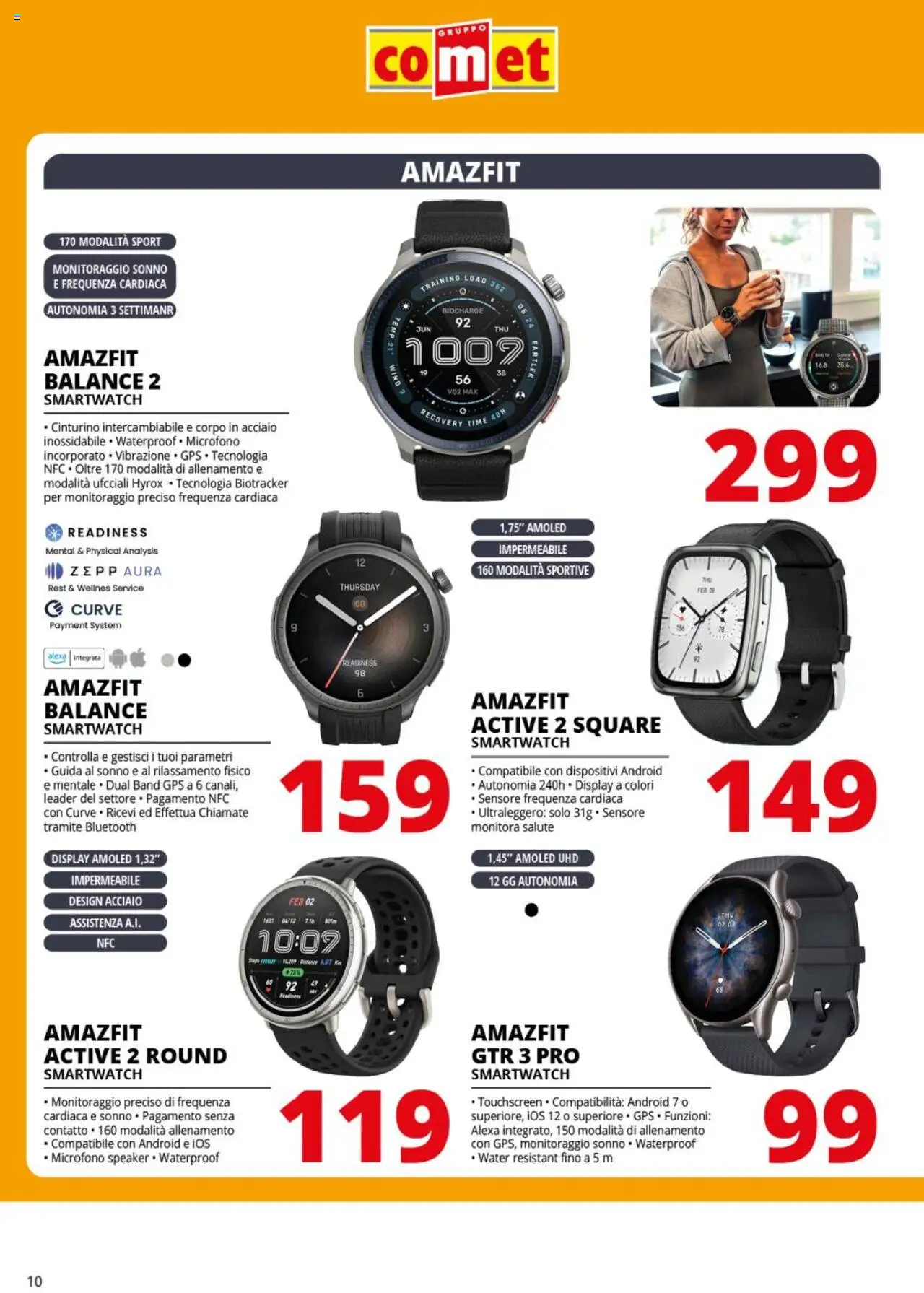 Volantino Comet del 05.08.2025 | Pagina: 10 | Prodotti: Microfono, Speaker, Smartwatch