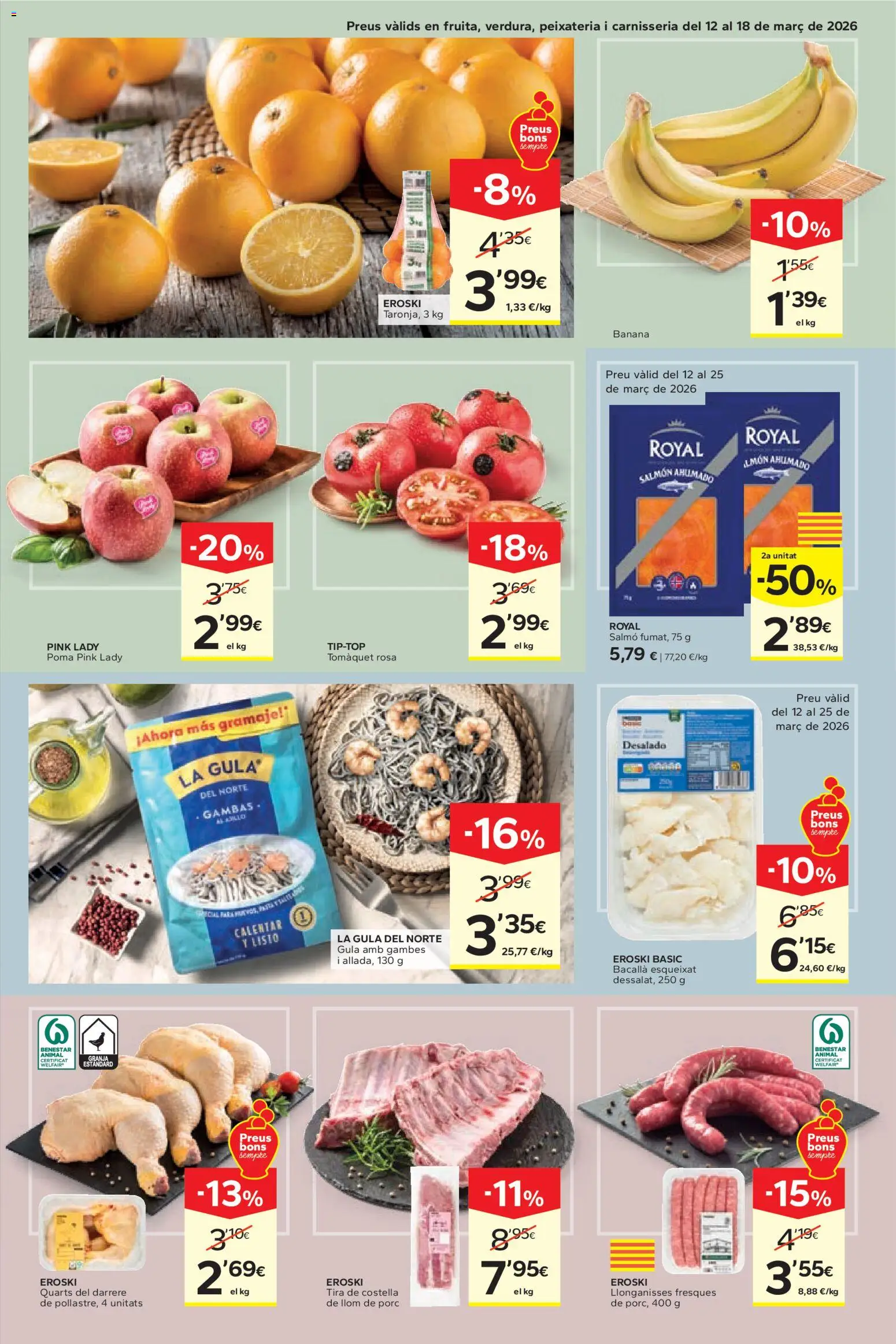 Caprabo Abaixem el preu │ válido desde el 12.03.2026 | Página: 3 | Productos: Salmón ahumado