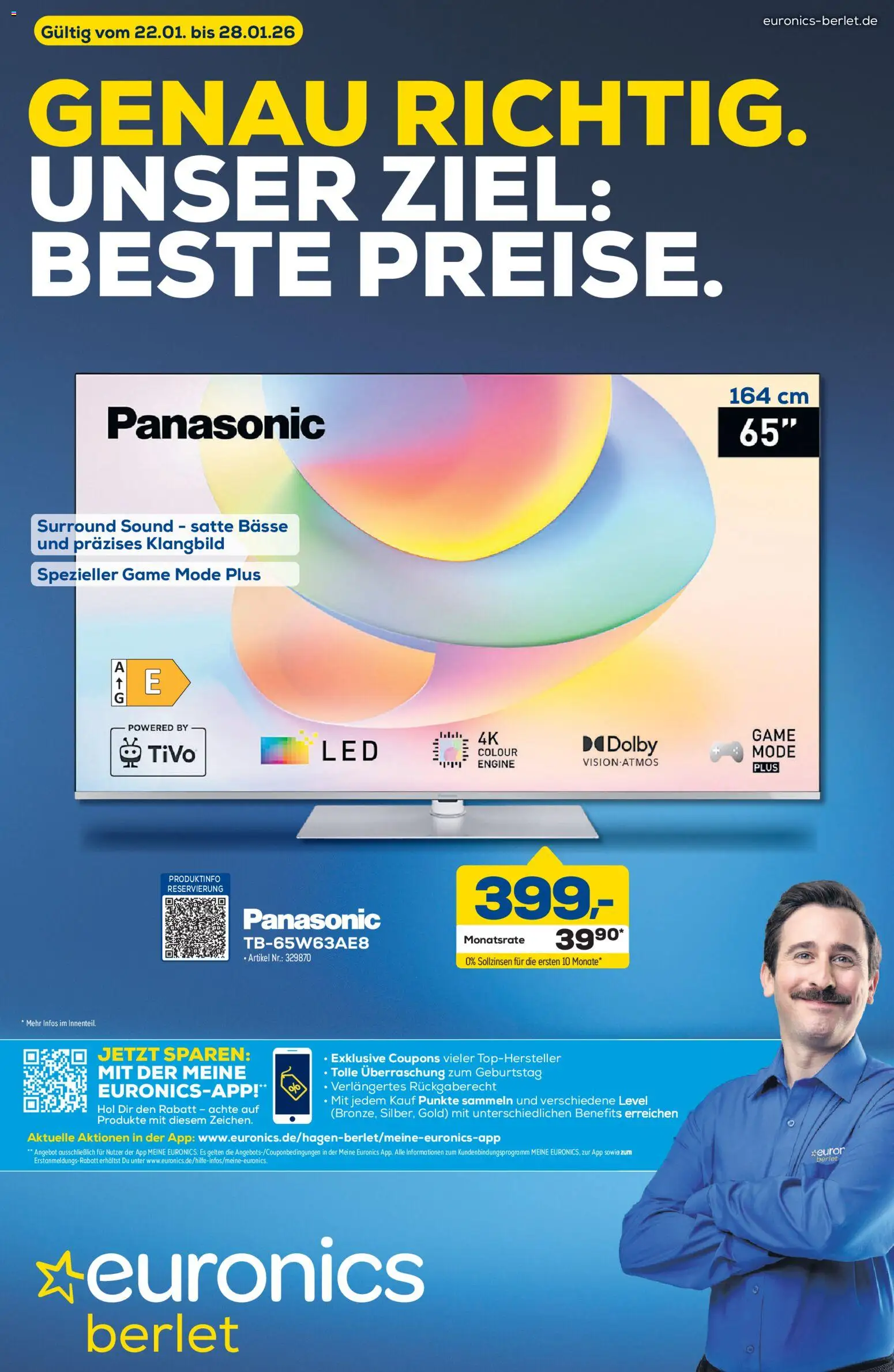 Euronics Prospekt Berlet – gültig ab 22.01.2026 | Seite: 1