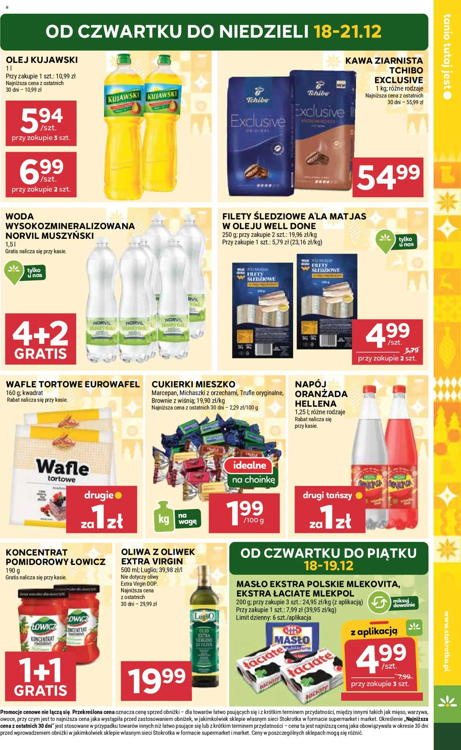 Stokrotka Gazetka - Market od 18.12.2025 | Strona: 5 | Produkty: Stokrotka, Kawa ziarnista, Filety śledziowe a'la matjas, Kawa