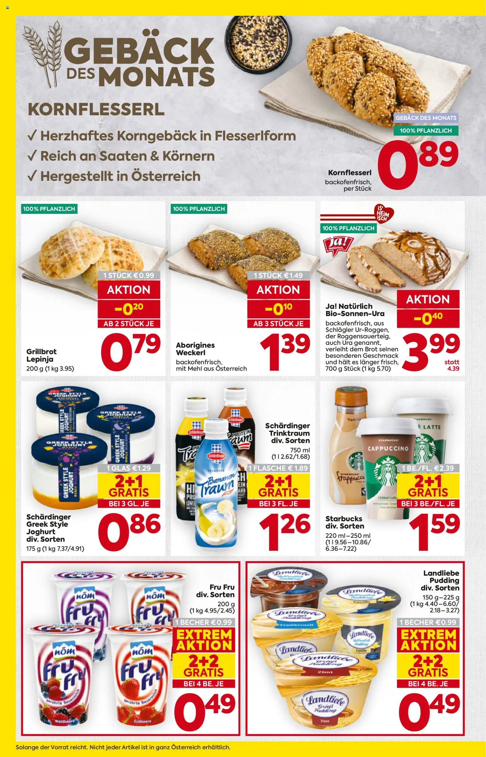 Billa Flugblatt - Tirol gültig ab 07.04.2026 | Seite: 8 | Produkte: Joghurt, Brot, Bananen