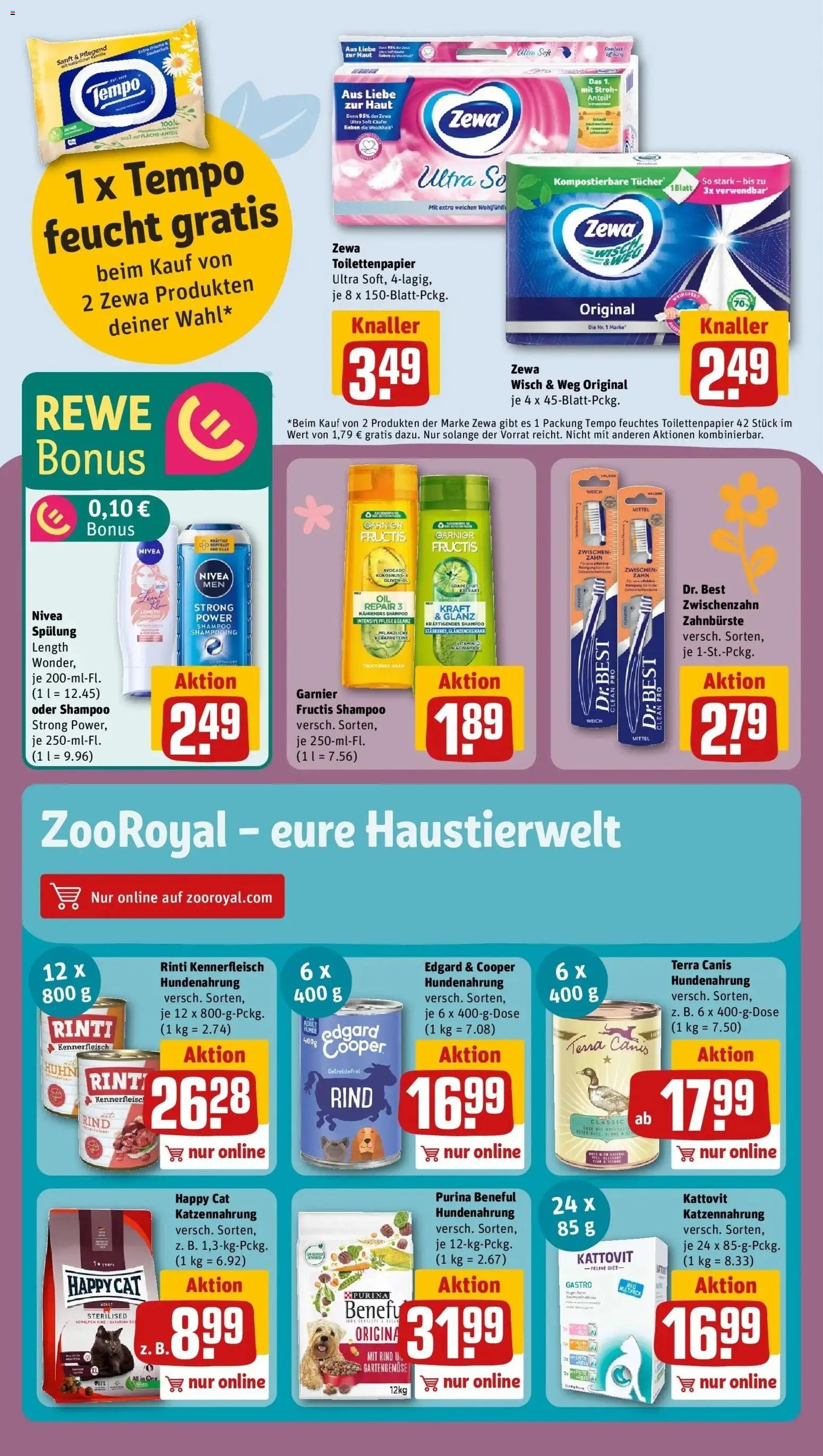 Rewe Prospekt Icking	 – gültig ab 30.03.2026 | Seite: 20 | Produkte: Öl, Zewa, Tempo, Toilettenpapier