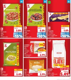 Smrznuto voće Jagode, Smrznuto voće Jagode - Pregled kataloga iz trgovine Kaufland, vrijedi od 15.10.2025 | Stranica: 5