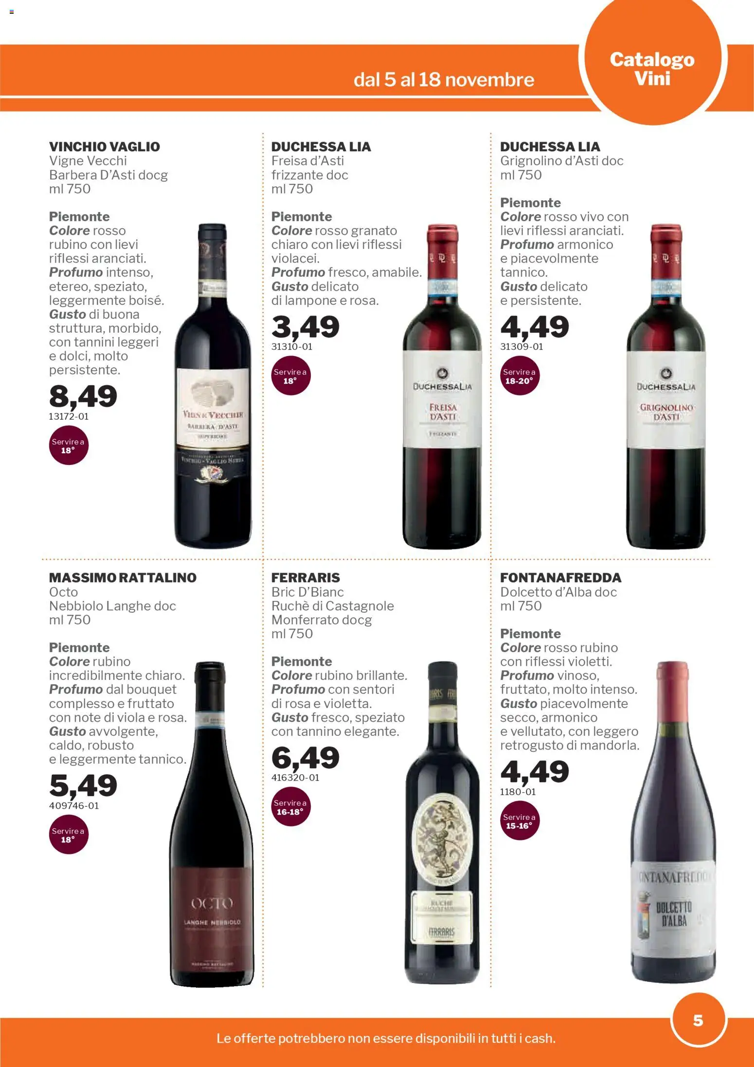 Volantino Sogegross del 05.11.2025 | Pagina: 5 | Prodotti: Lampone, Profumo