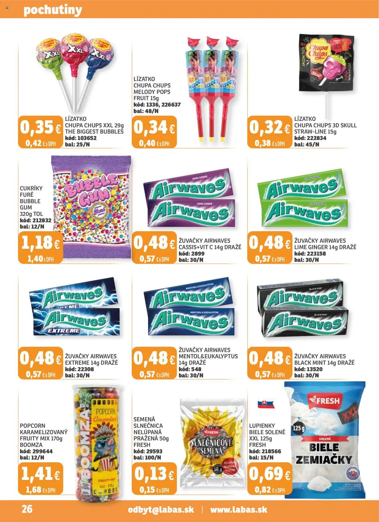 Labaš magazín │ platný od 25.07.2025 | Strana: 26 | Produkty: Cukríky