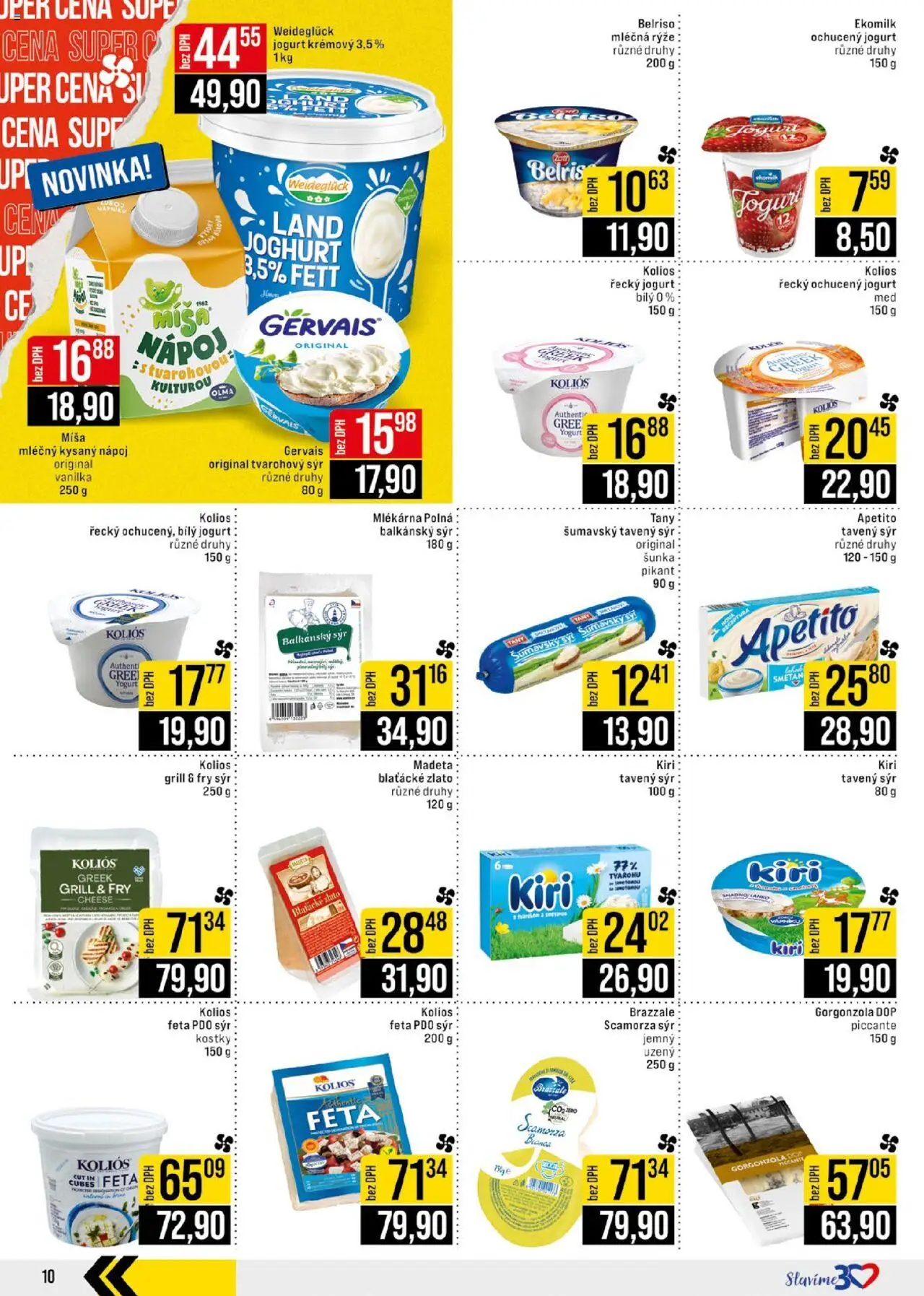 Jip leták - Cash & Carry od 13.08.2025 | Strana: 10 | Produkty: Tavený sýr, Sýr, Balkánský sýr, Sýr Blaťácké zlato