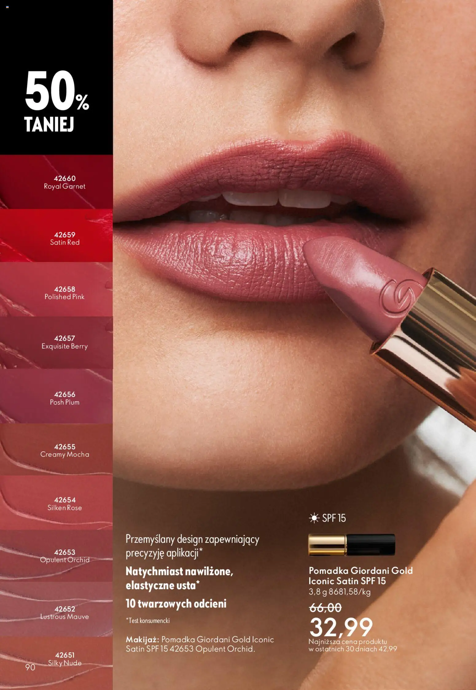 Oriflame Katalog 7 2026 od 06.05.2026 | Strona: 90 | Produkty: Pomadka, Makijaż