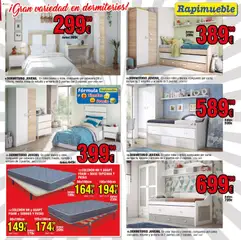 Vista previa Rapimueble folleto válido desde el 01.11.2025 | Página: 3 | Productos: Somier, Estante, Mesa, Armario