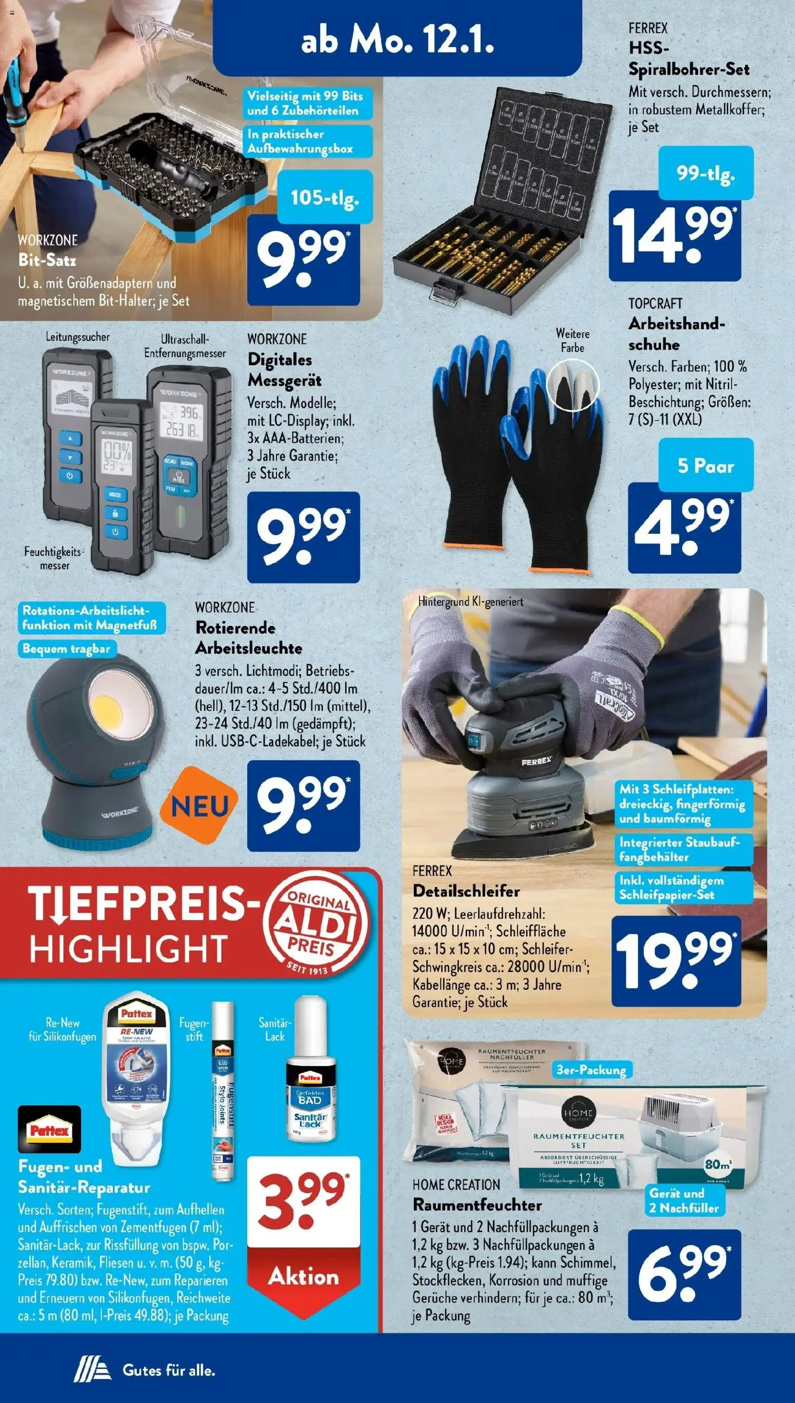 Aldi Süd - Aldi Süd: Wochenangebote – gültig ab 11.01.2026 | Seite: 12 | Produkte: Home creation