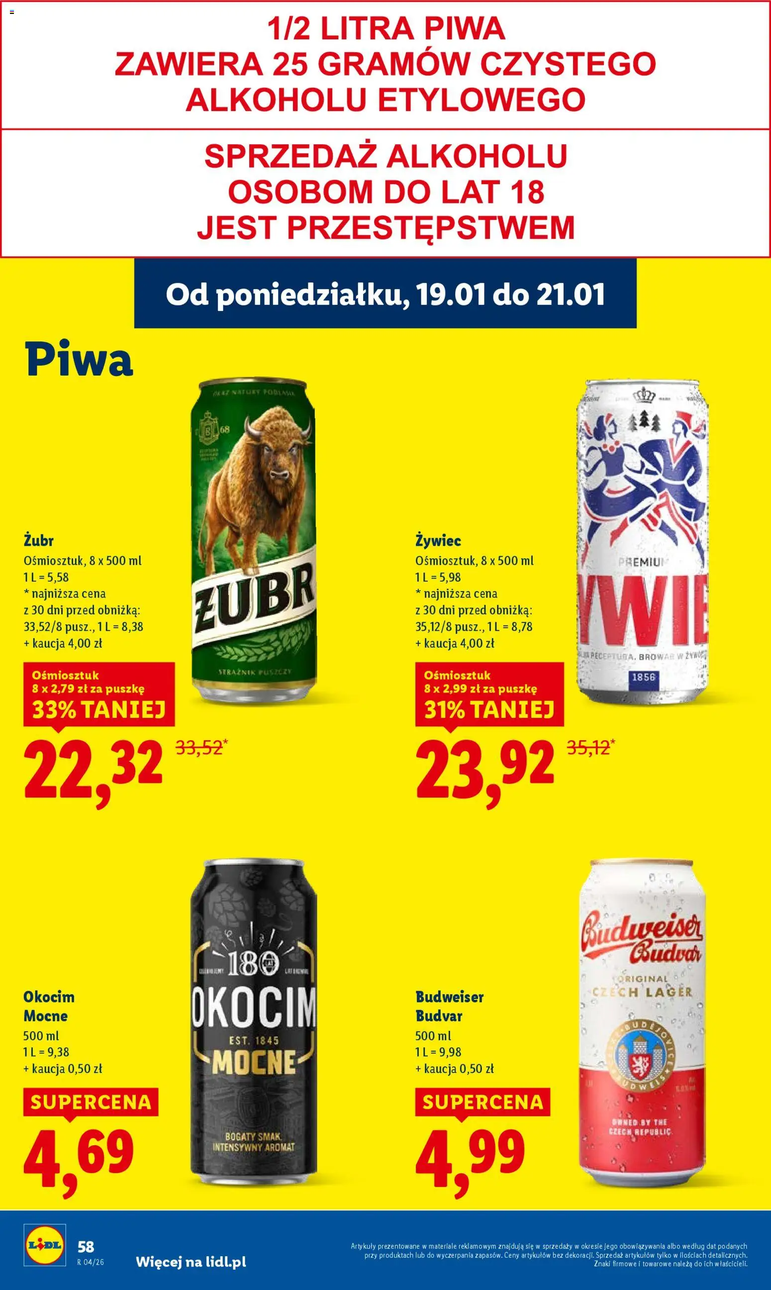 Lidl Gazetka od 19.01.2026 | Strona: 58