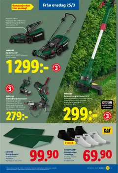 Lidl erbjudanden - Förhandsvisning av reklamblad från butik Lidl aktuell från 23.03.2026 | Sida: 21 | Produkter: Batteri, Laddare