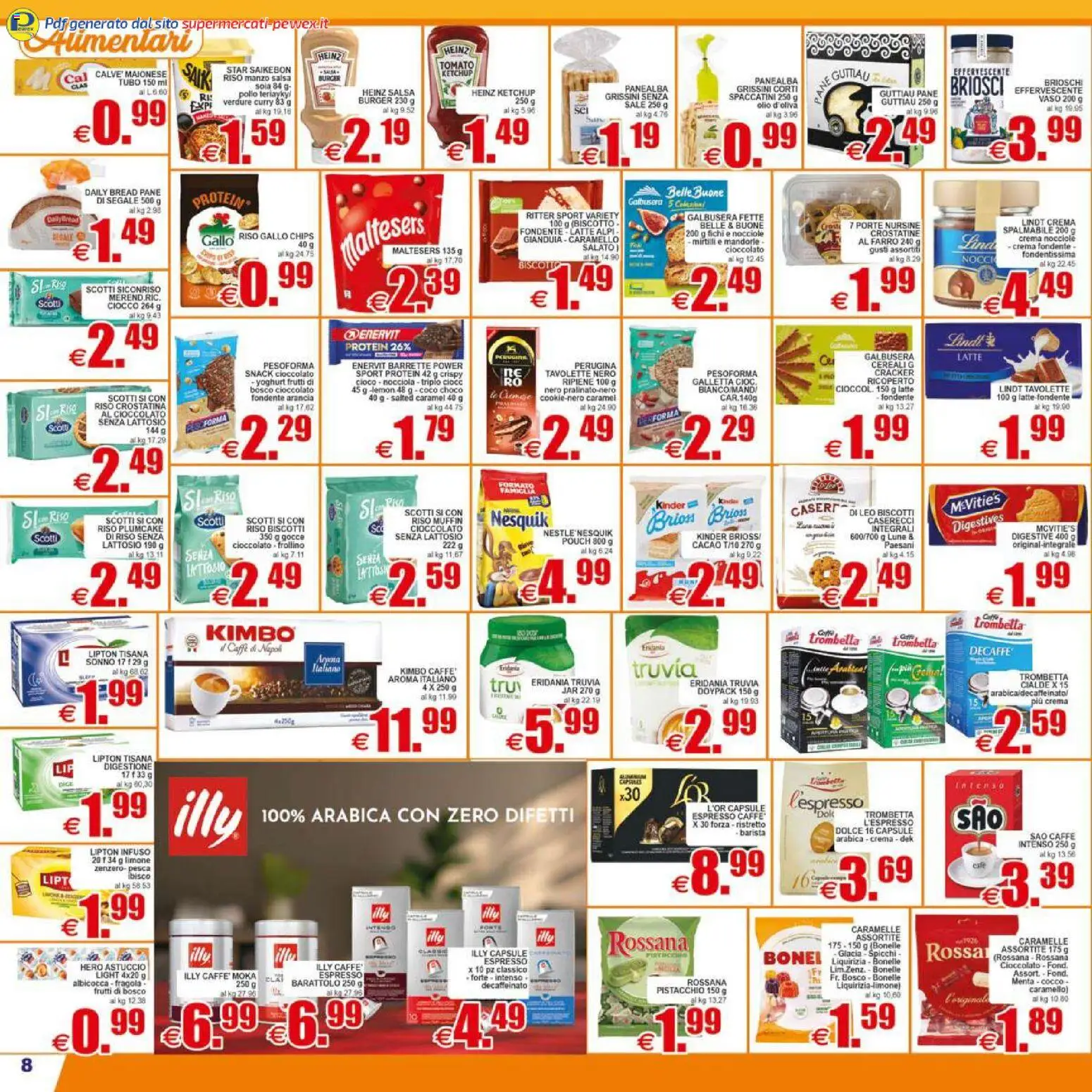 Volantino Pewex del 17.04.2026 | Pagina: 8 | Prodotti: Crema, Cioccolato, Maionese, Plumcake