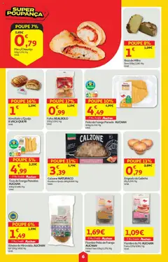 Minipreço folheto │ válido de 14.08.2025 | Página: 6 | Produtos: Peito de frango, Queijo, Pão, Pá
