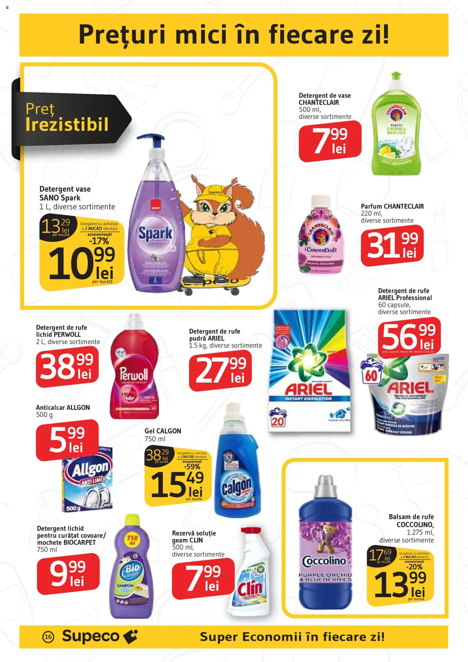 Noul catalog Supeco – valabil de la 27.11.2025 | Pagină: 16 | Produse: Lime, Detergent de vase, Balsam, Detergent