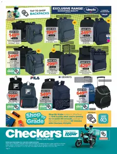 Checkers specials catalogue – valid from 29.12.2025 | Page: 24 | Products: Backpack, Laptop, Tap, Water