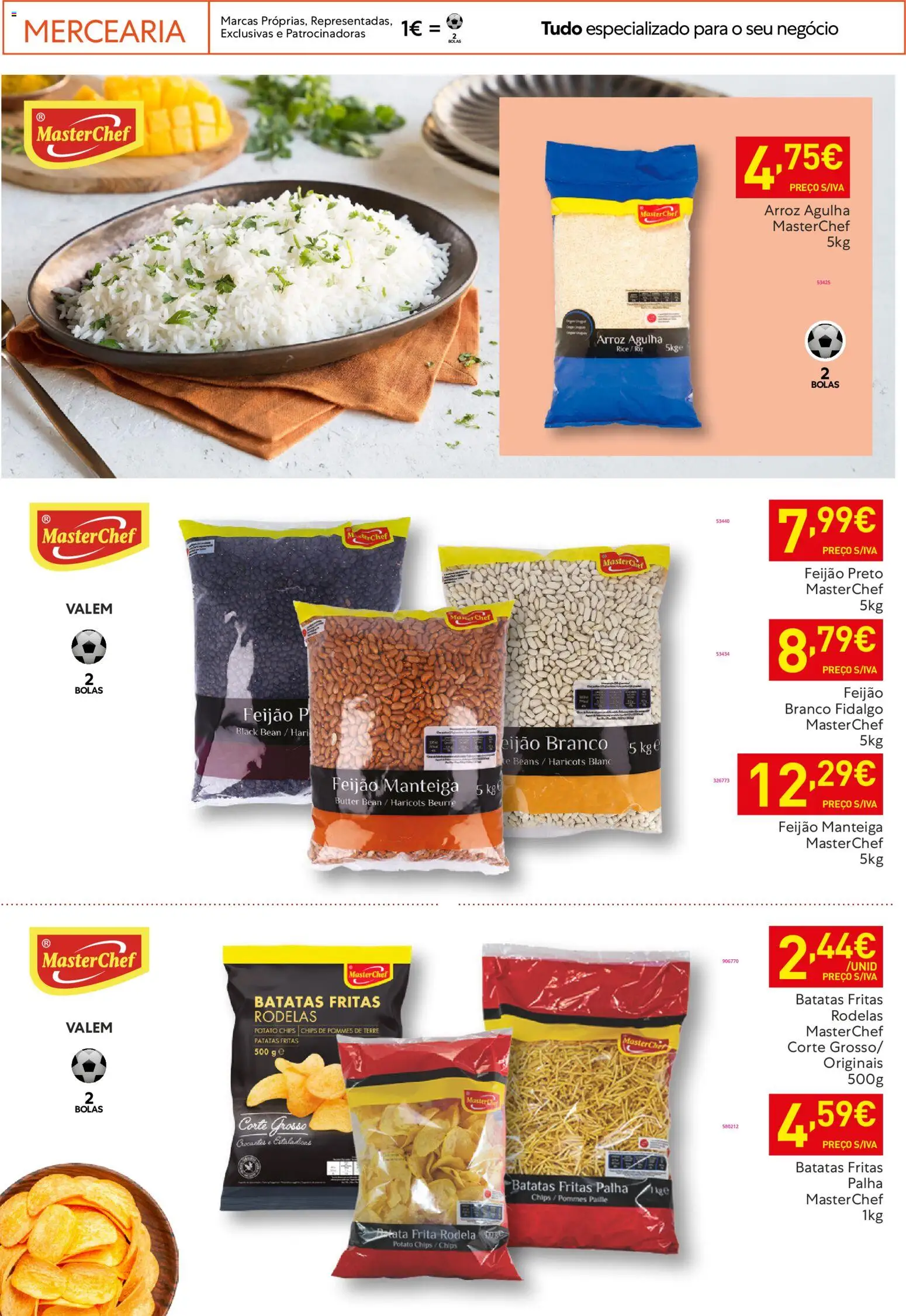 Recheio Horeca │ válido de 03.03.2026 | Página: 21 | Produtos: Batata, Batata frita, Arroz, Batatas fritas