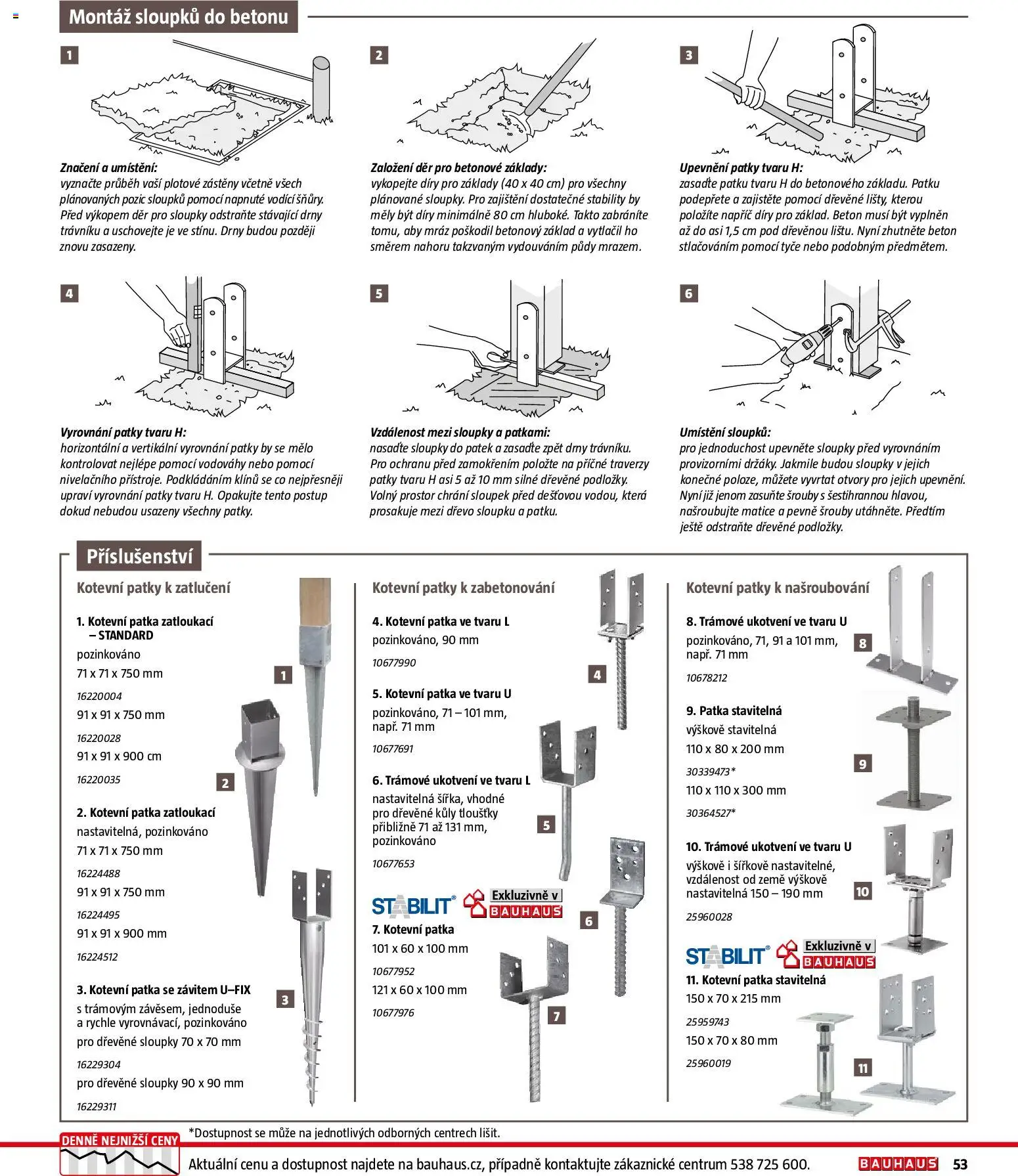 Bauhaus katalog Ploty a zahradní domky od 11.03.2026 | Strana: 53