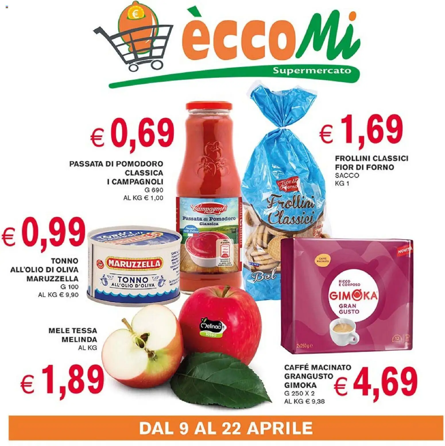 Volantino Coal del 09.04.2026 | Pagina: 1 | Prodotti: Pomodoro, Tonno, Forno, Macinato