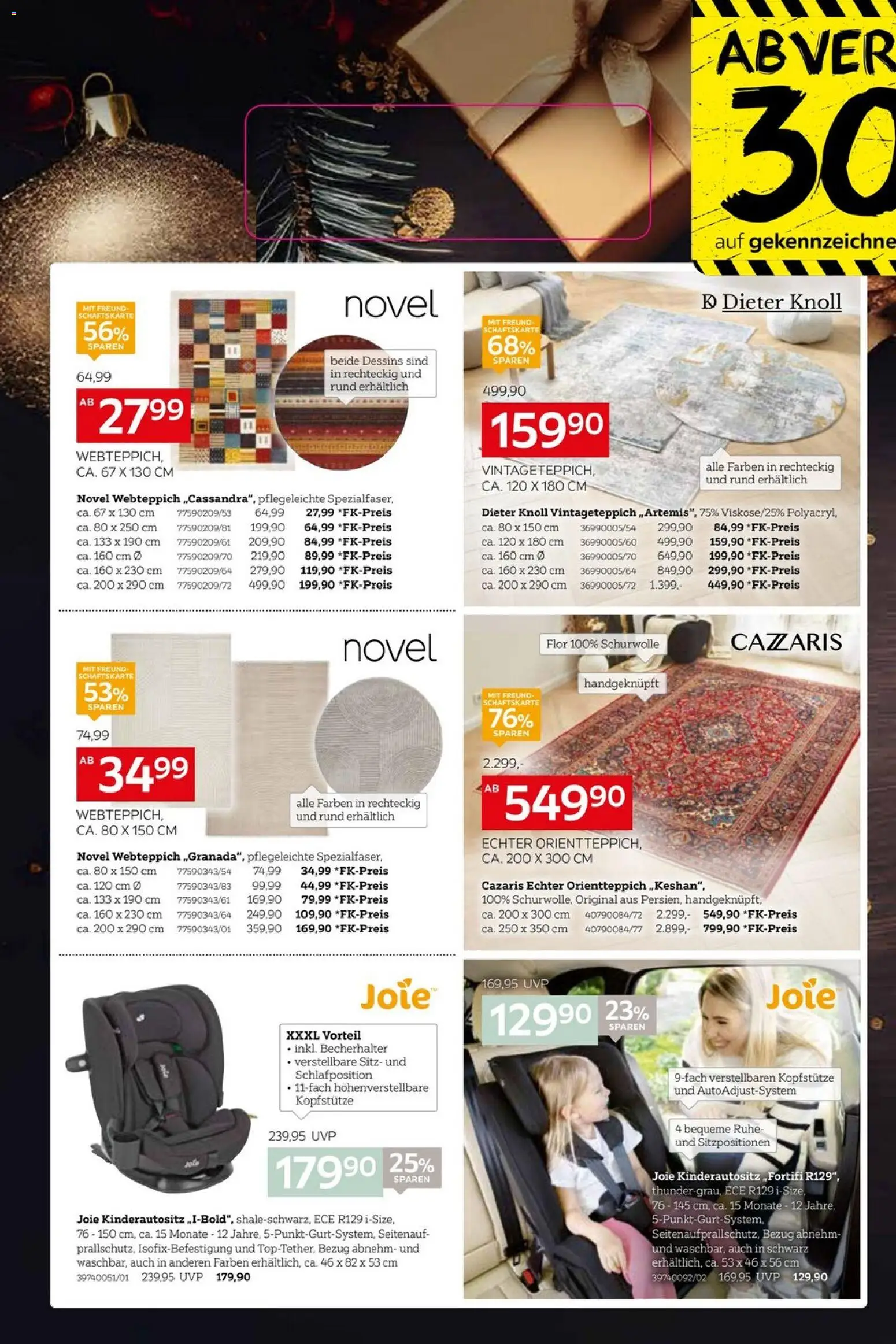 XXXL Lutz Frohe Weihnachten – gültig ab 30.11.2025 | Seite: 6 | Produkte: Orientteppich