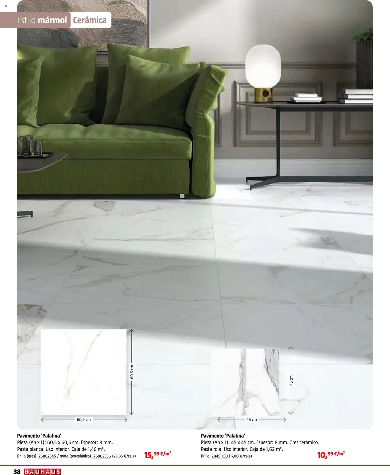 Bauhaus - Suelos y revestimientos │ válido desde el 24.02.2026 | Página: 38 | Productos: Pasta, Caja