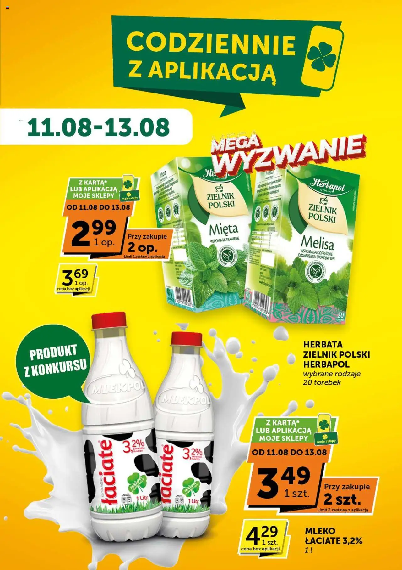 Groszek Gazetka - Minimarket od 07.08.2025 | Strona: 7 | Produkty: Mięta, Mleko, Herbata, Melisa