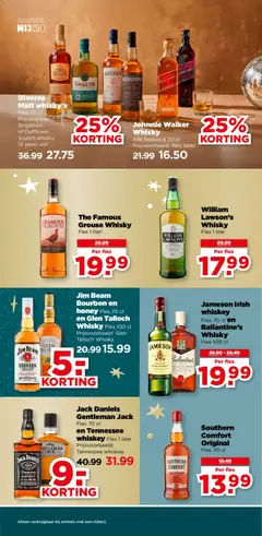Jim Beam Bourbon en honey en Glen Talloch Whisky, Fles 70 cl en Fles 100 cl Prijsvoorbeeld: Glen Talloch Whisky - Voorbeeld van een folder van Plus, geldig van 01.01.2026 | Pagina: 27