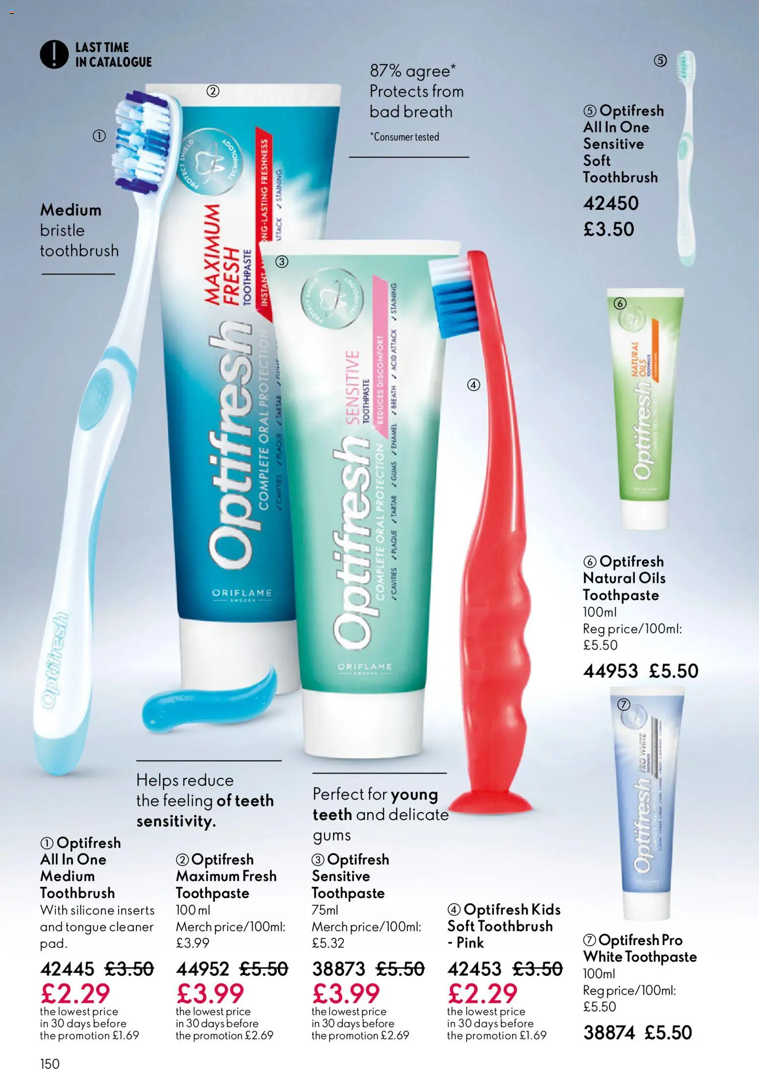 {H1} | Page: 150 | Products: Toothpaste