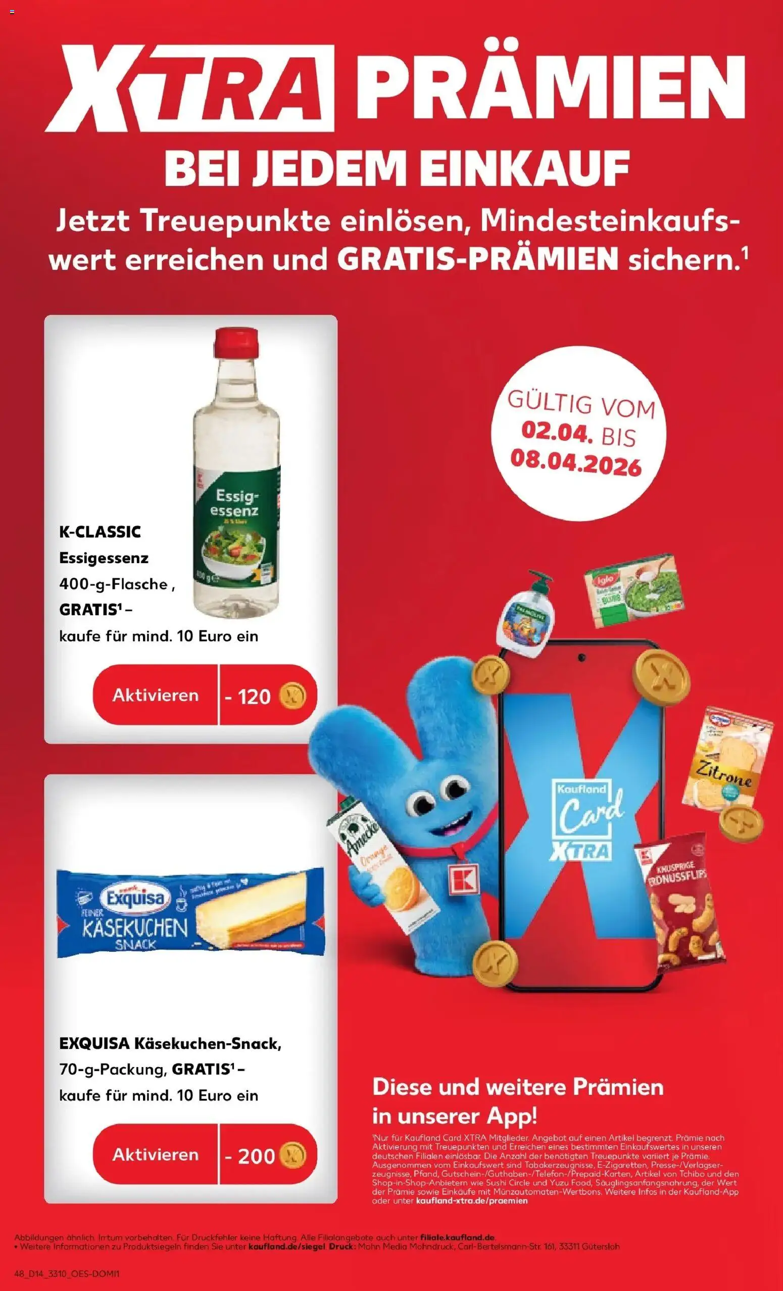 Kaufland Prospekt Delitzsch	 – gültig ab 02.04.2026 | Seite: 48 | Produkte: Essig, Exquisa, Zitrone