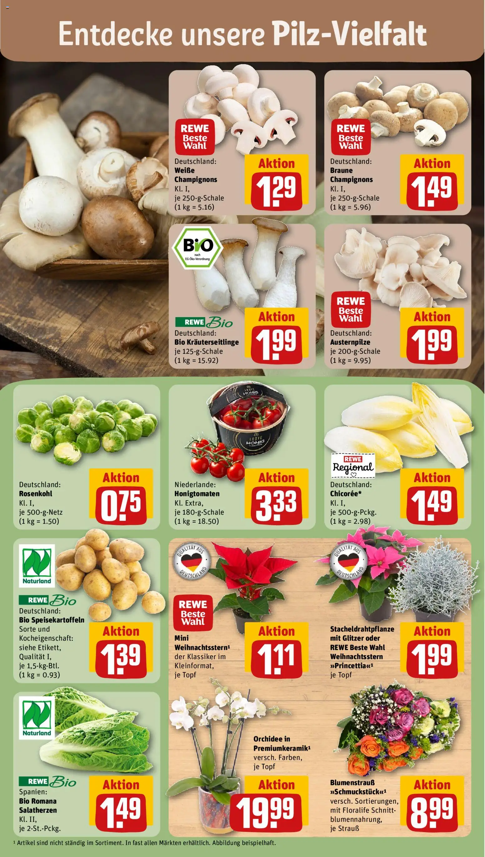 Rewe ihr Kaufpark Prospekt 	 – gültig ab 03.11.2025 | Seite: 5 | Produkte: Orchidee, Champignons