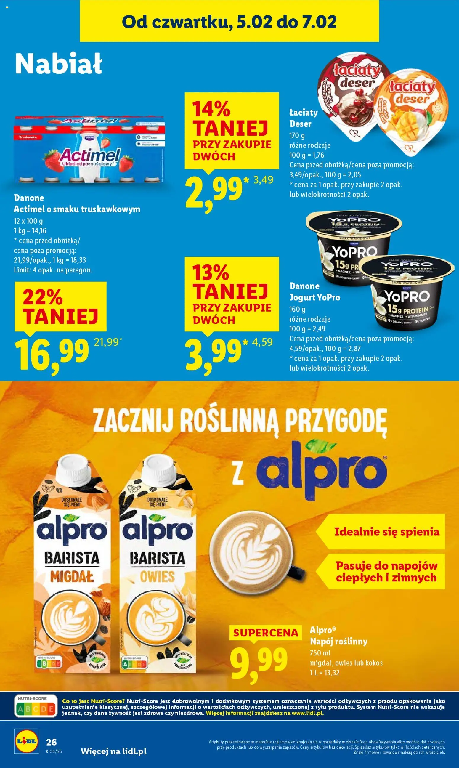 Lidl Gazetka od 05.02.2026 | Strona: 28 | Produkty: Mango, Alpro, Jogurt