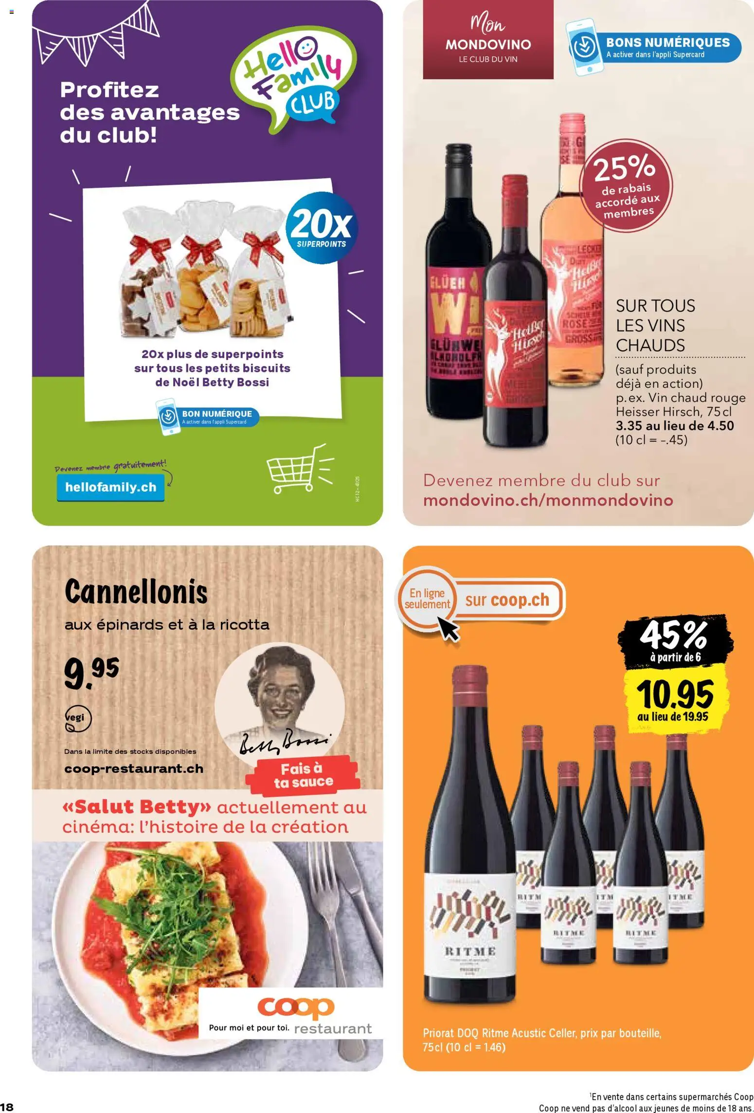 Coop - Les actions de la semaine – gültig ab 20.11.2025 | Seite: 18 | Produkte: Rouge