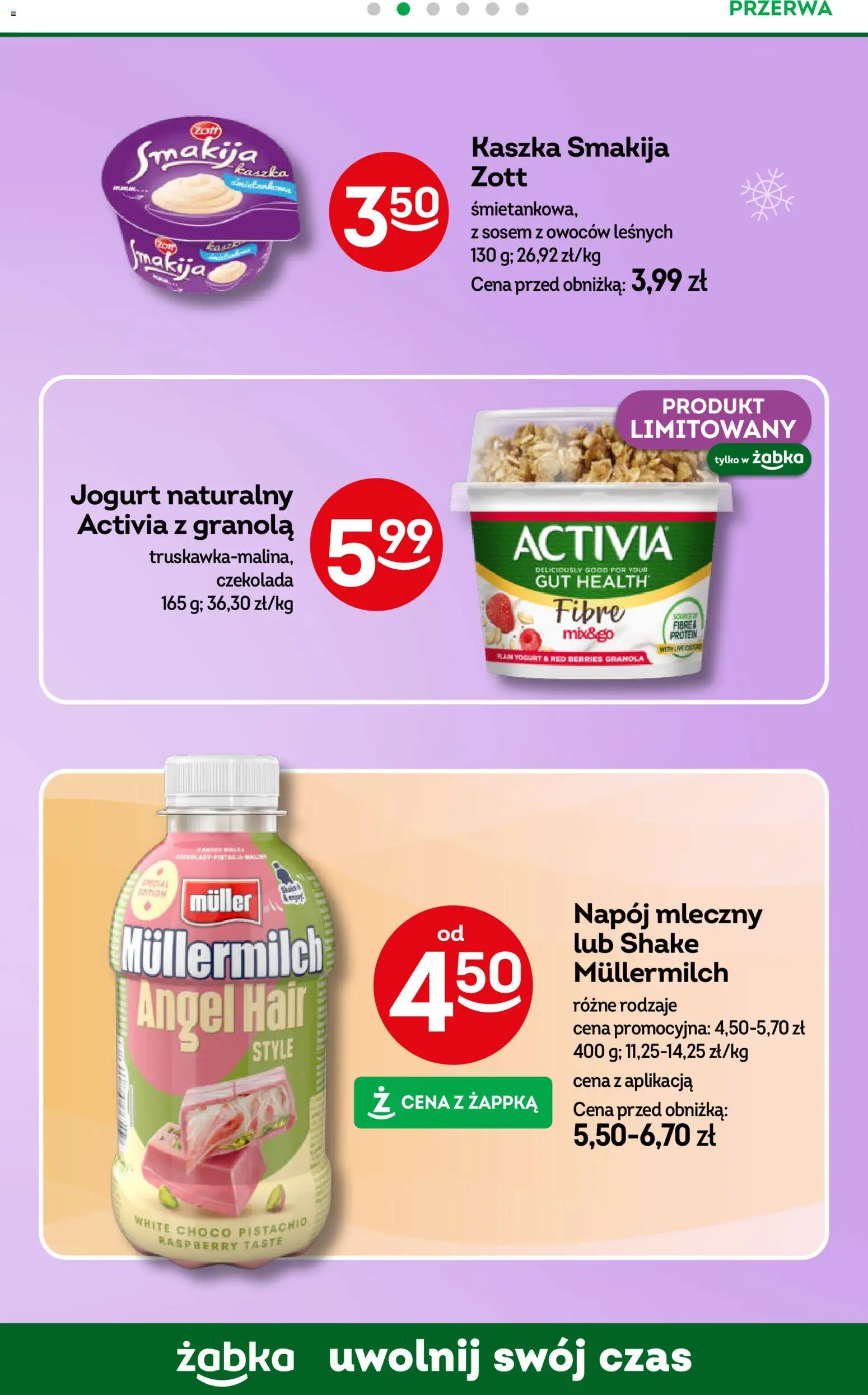 Żabka Gazetka od 11.02.2026 | Strona: 51 | Produkty: Granola, Jogurt naturalny, Jogurt, Czekolada