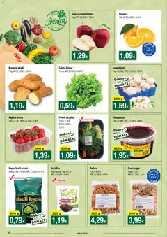 Katalog NTL - Pregled kataloga iz trgovine NTL, vrijedi od 17.12.2025 | Stranica: 20 | Proizvodi: Šampinjoni, Kupus, Rajčica, Orah
