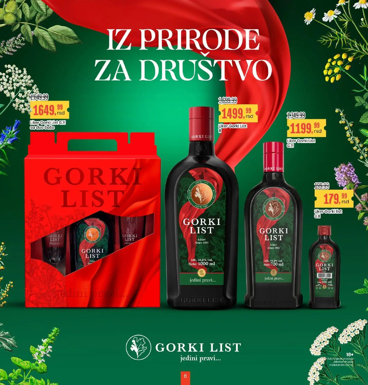 Aroma Market katalog - važi od 05.12.2025 | Strana: 6 | Proizvode: Liker, Pica