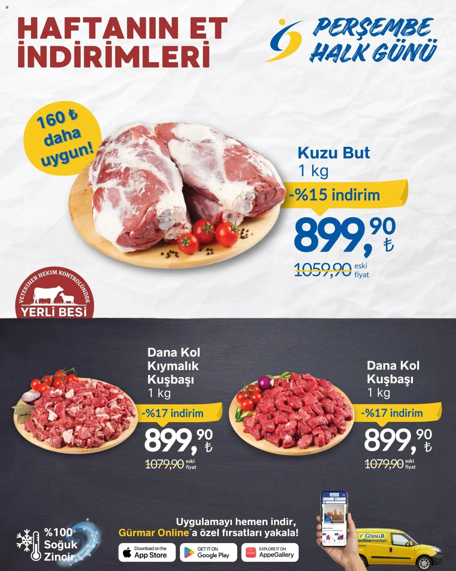 Gürmar - Haftanın Et İndirimleri - 26.03.2026 tarihinden itibaren geçerlidir | Sayfa: 2
