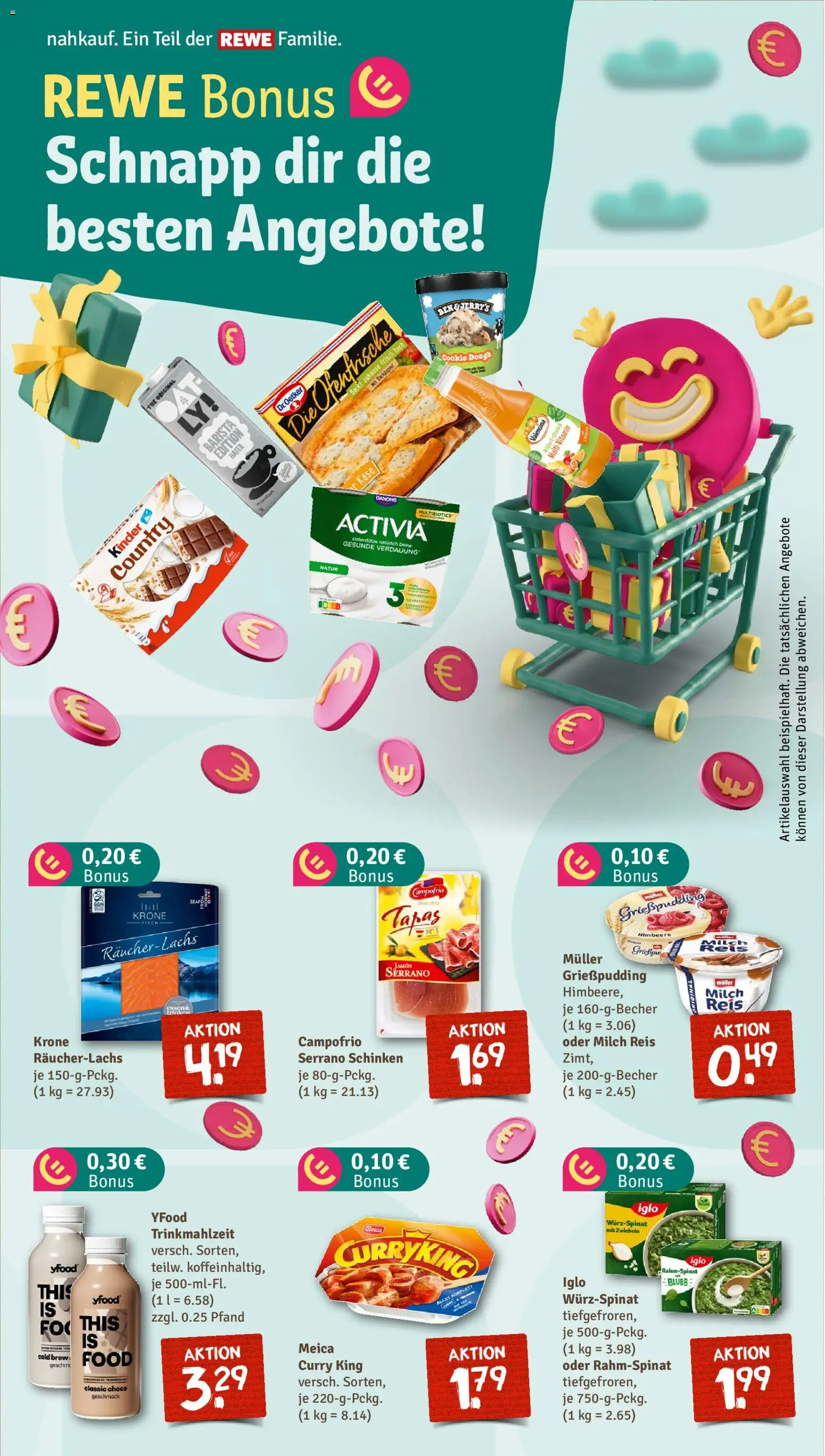 Nahkauf Prospekt – gültig ab 04.01.2026 | Seite: 4 | Produkte: Activia, Käse, Meica, YFood