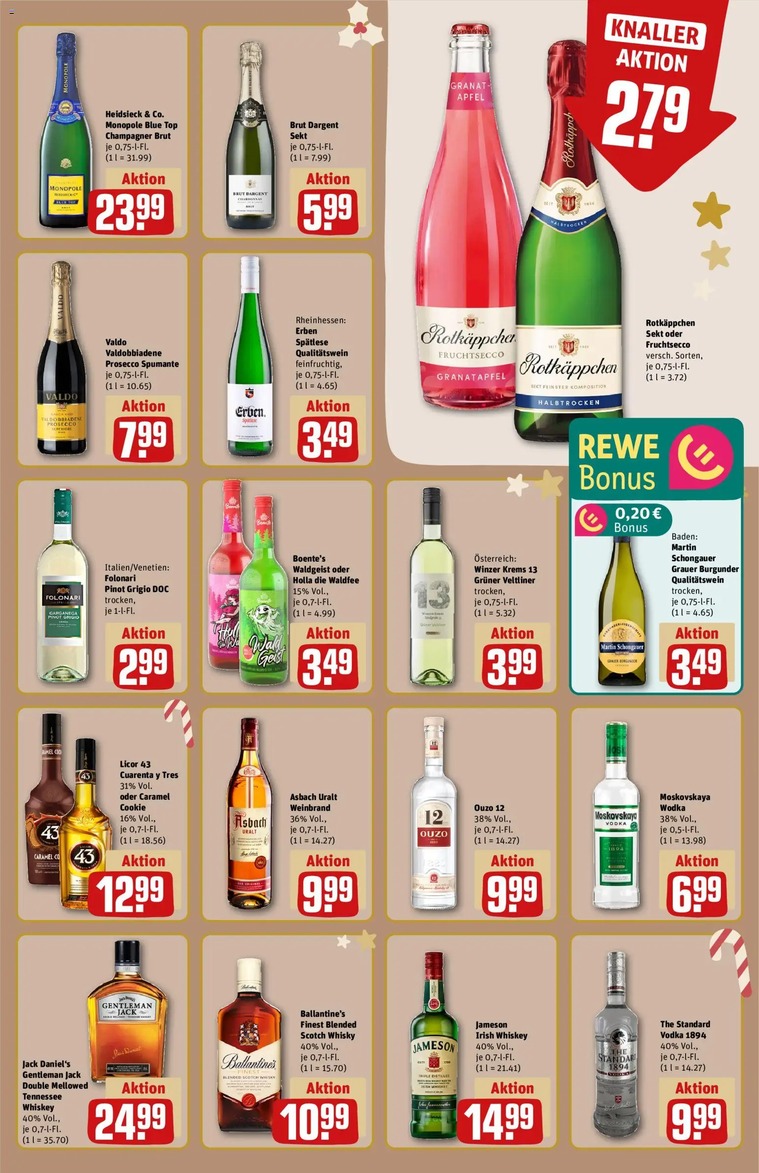 Rewe ihr Kaufpark Prospekt 	 – gültig ab 08.12.2025 | Seite: 21 | Produkte: Ouzo, Sekt, Jameson, Fruchtsecco
