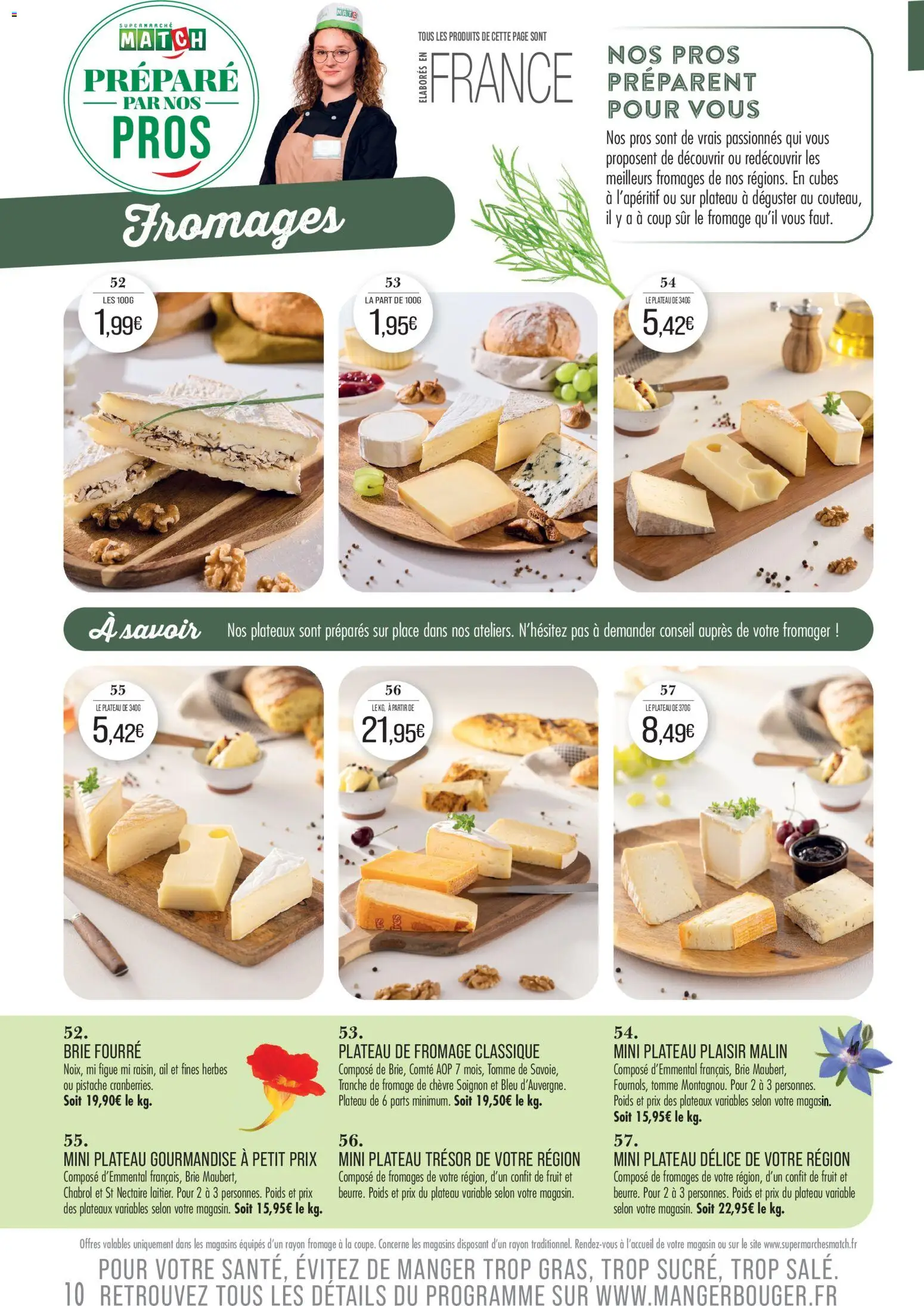 {H1} | Page: 10 | Produits: Figue, Plateau, Fromage de chèvre, Brie