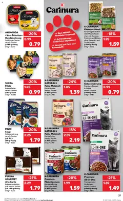 Kaufland Prospekt 	 – gültig ab 11.09.2025 | Seite: 37 | Produkte: Sheba, Lachs, Getreide