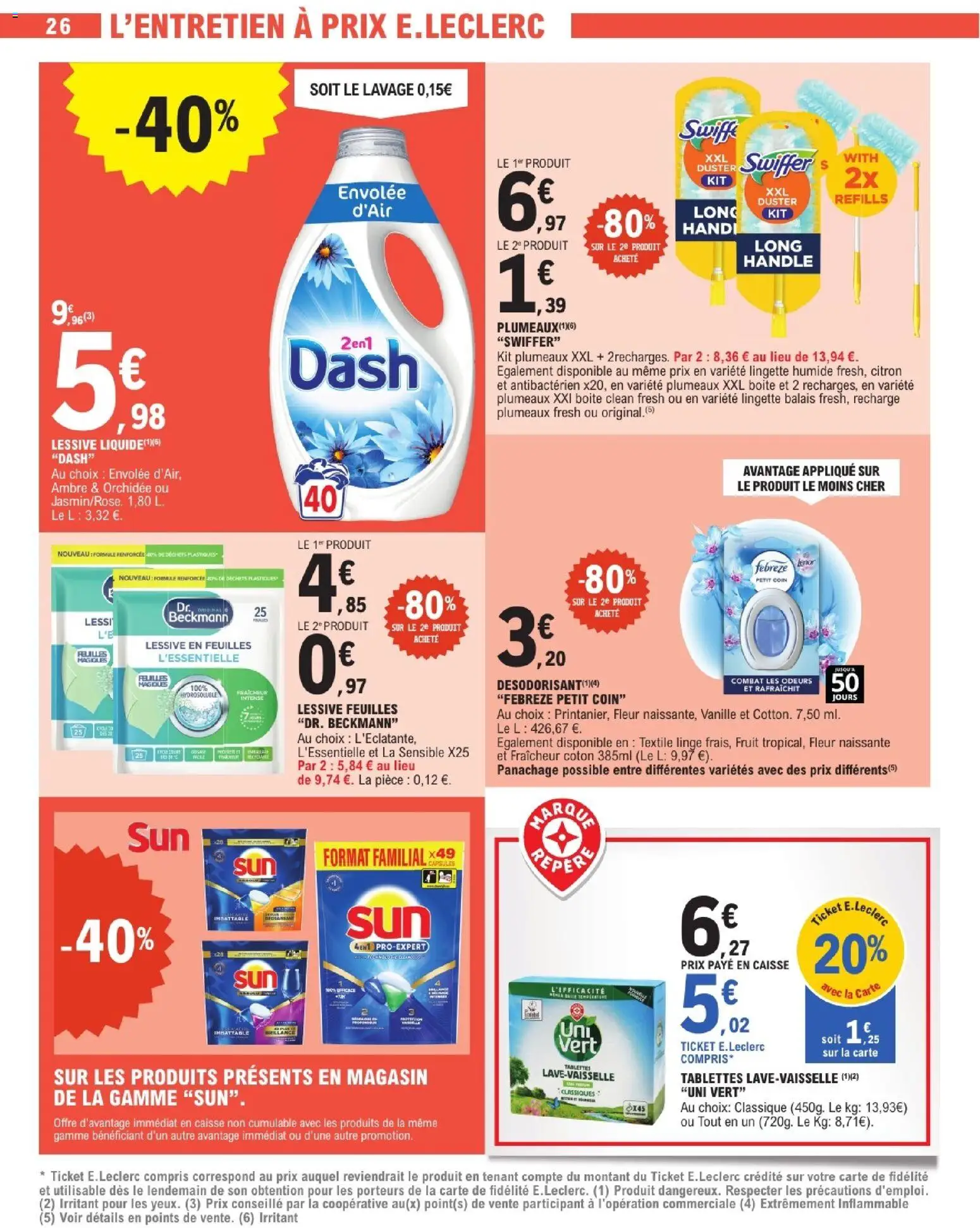 {H1} | Page: 26 | Produits: Citron, Lessive Liquide, Détergent, Orchidée