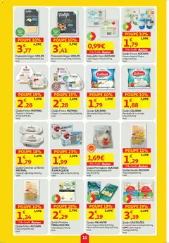 Pré-visualização Auchan folheto válido de 02.04.2026 | Página: 11 | Produtos: Mesa, Queijo, Requeijão, Proteina