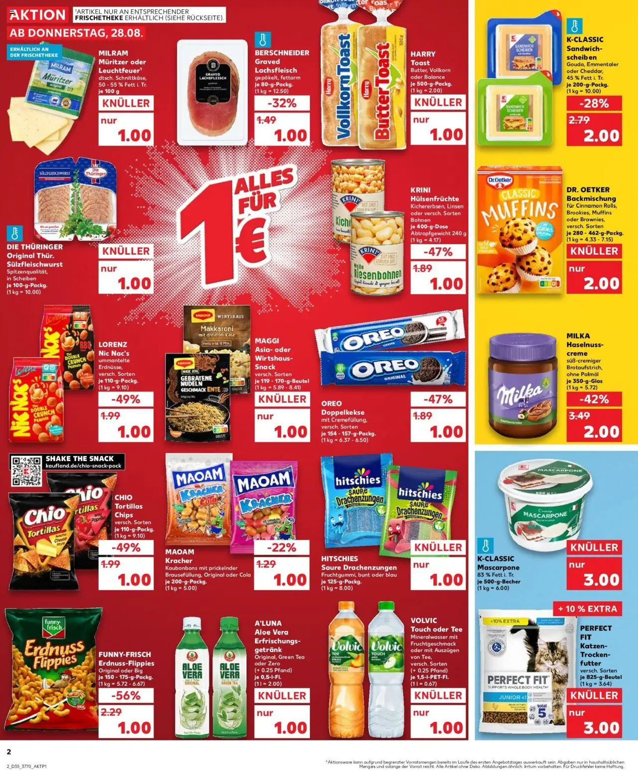 Kaufland prospekt Schmölln	 – gültig ab 28.08.2025 | Seite: 2 | Produkte: Maggi, Volvic touch, Creme, Volvic