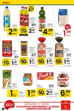 Vista previa Eroski - Siempre a buen precio Supermercados válido desde el 05.01.2026 | Página: 10 | Productos: Cereales, Aceite de oliva, Pan de molde, Φρυγανιές σικάλεως