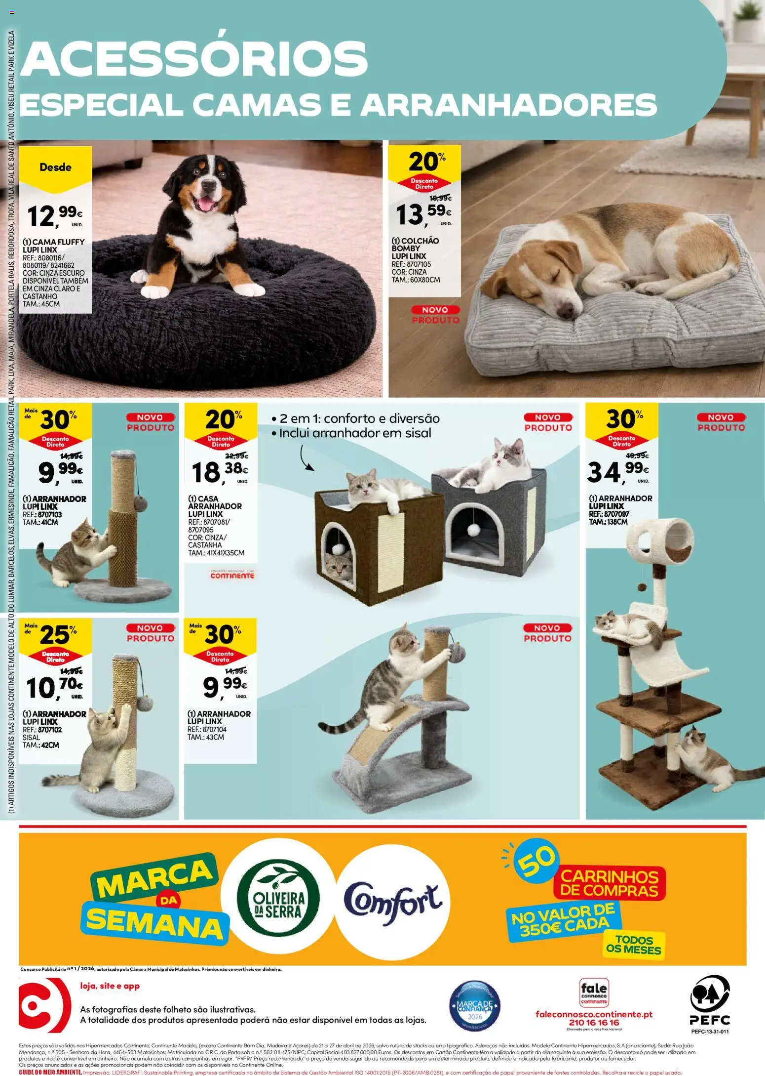 Continente folheto │ válido de 21.04.2026 | Página: 52 | Produtos: Cama, Colchão