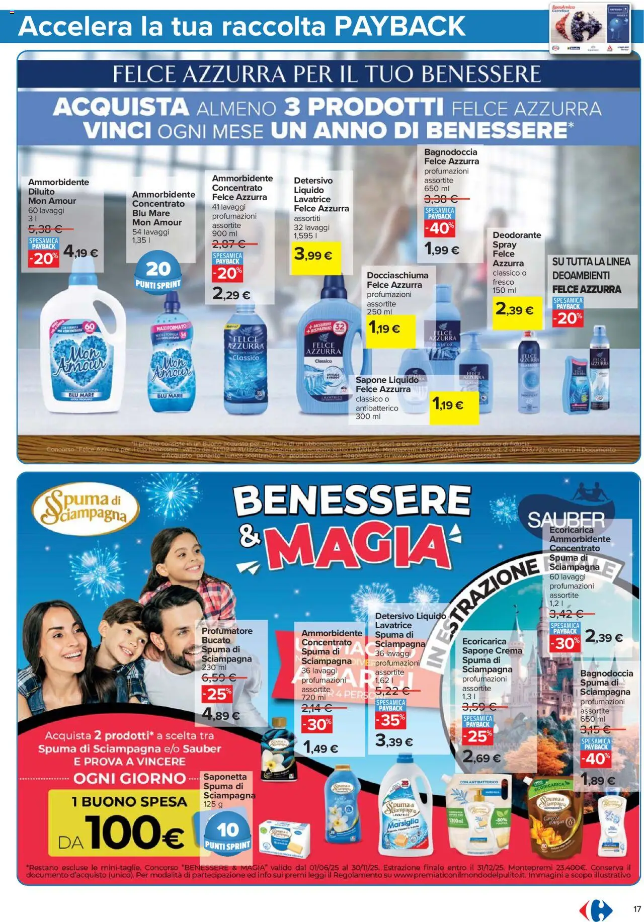 Volantino Carrefour del 21.08.2025 | Pagina: 17 | Prodotti: Crema, Sapone, Lavatrice, Falce