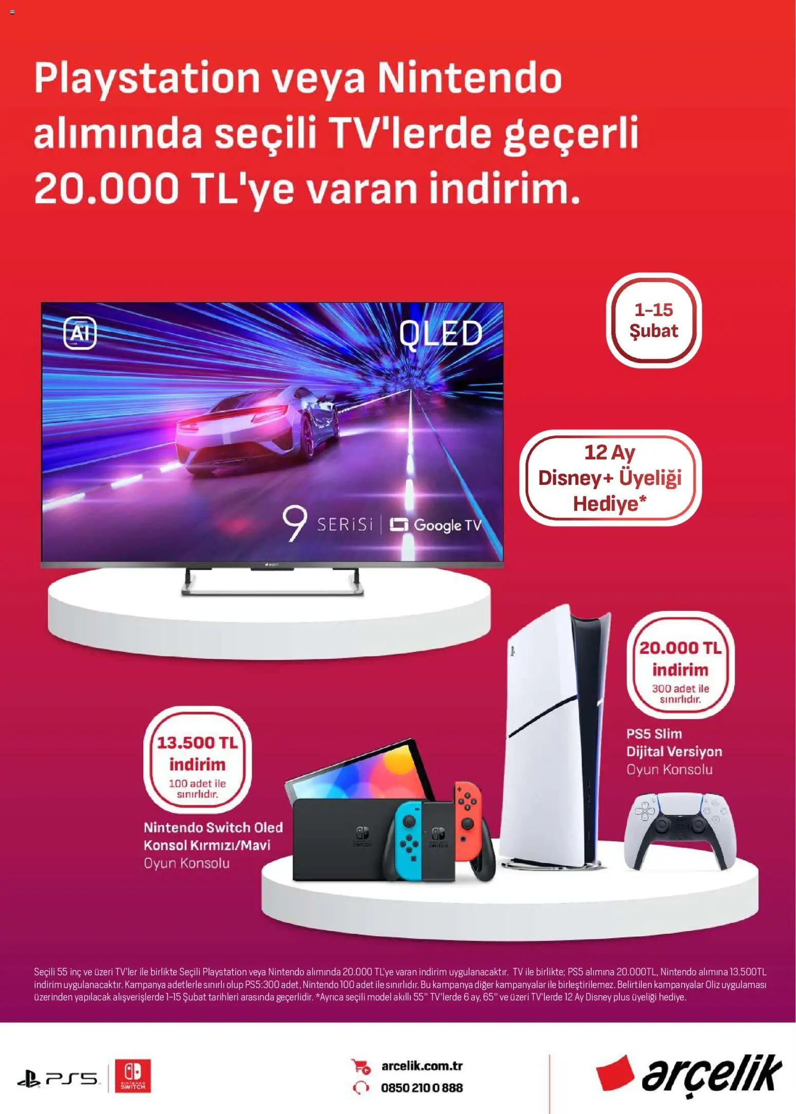 Arçelik Katalog - 01.02.2026 tarihinden itibaren geçerlidir | Sayfa: 91 | Ürünler: Désodorisant, TV, Oyun konsolu, Playstation